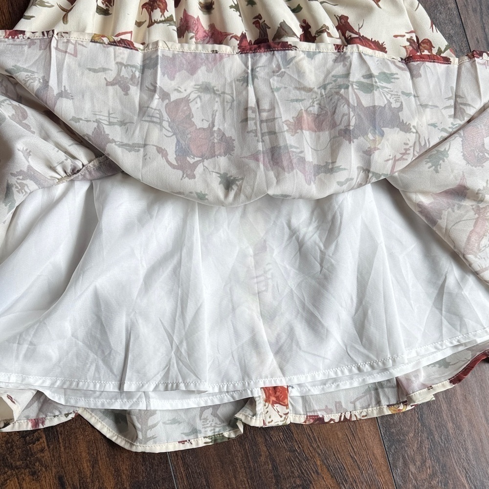 Fashion Express dress size small rodeo print (G2) - Picture 9 of 10
